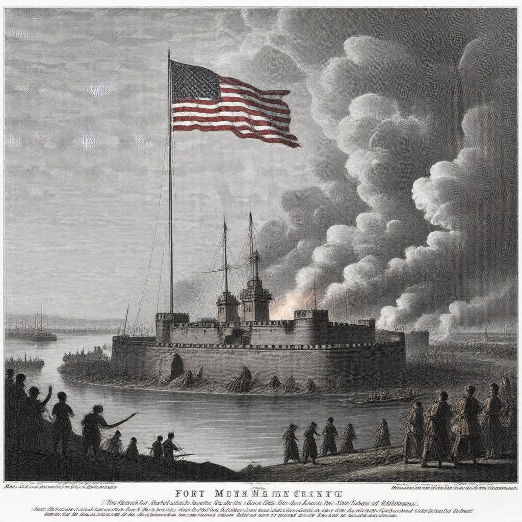 AI-created image of Defense of Fort McHenry