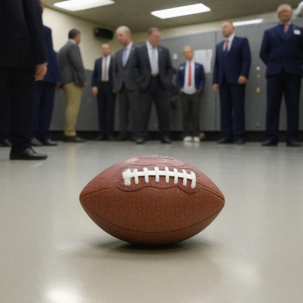 Click to view larger image AI-created image of Deflategate controversy