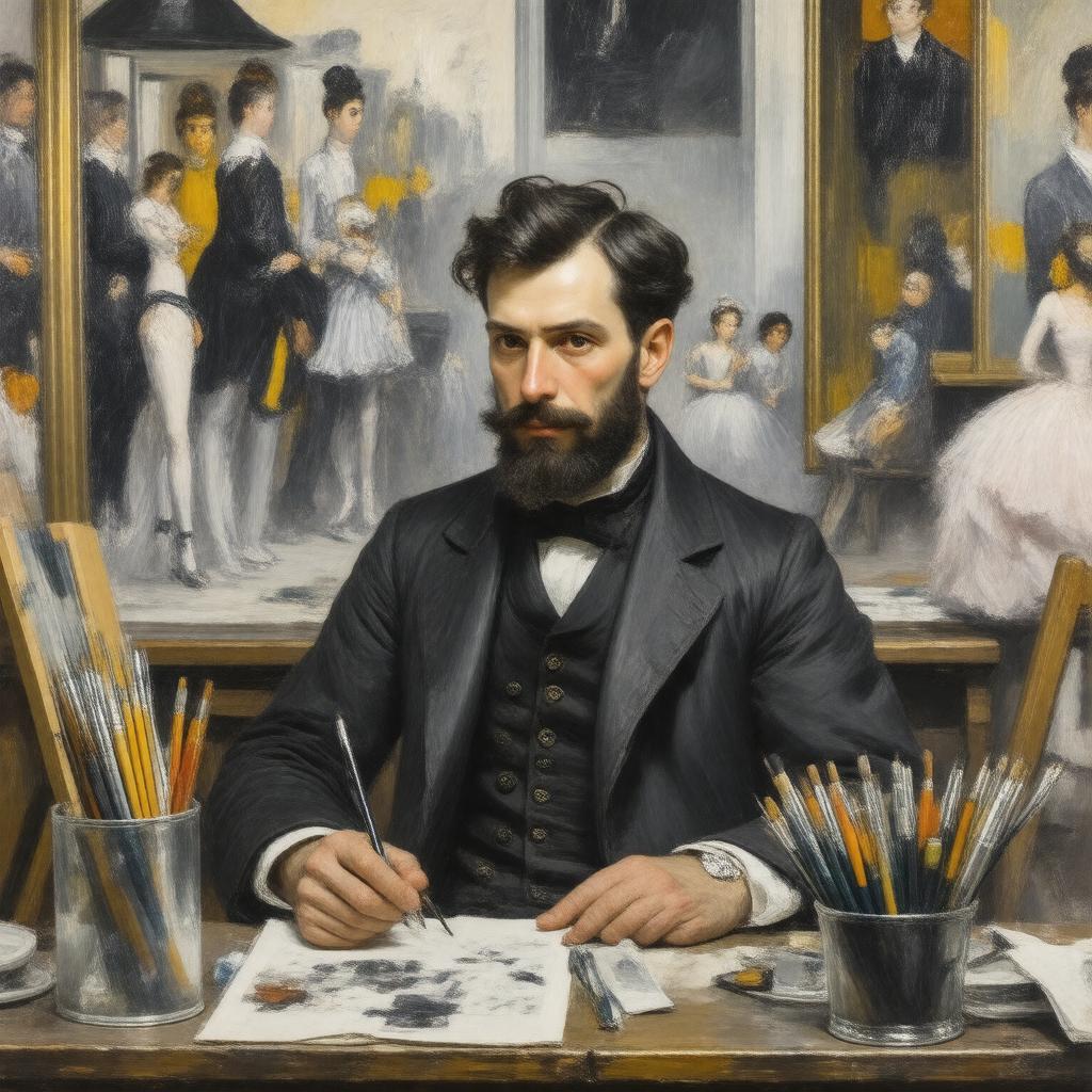 AI-created image of Degas