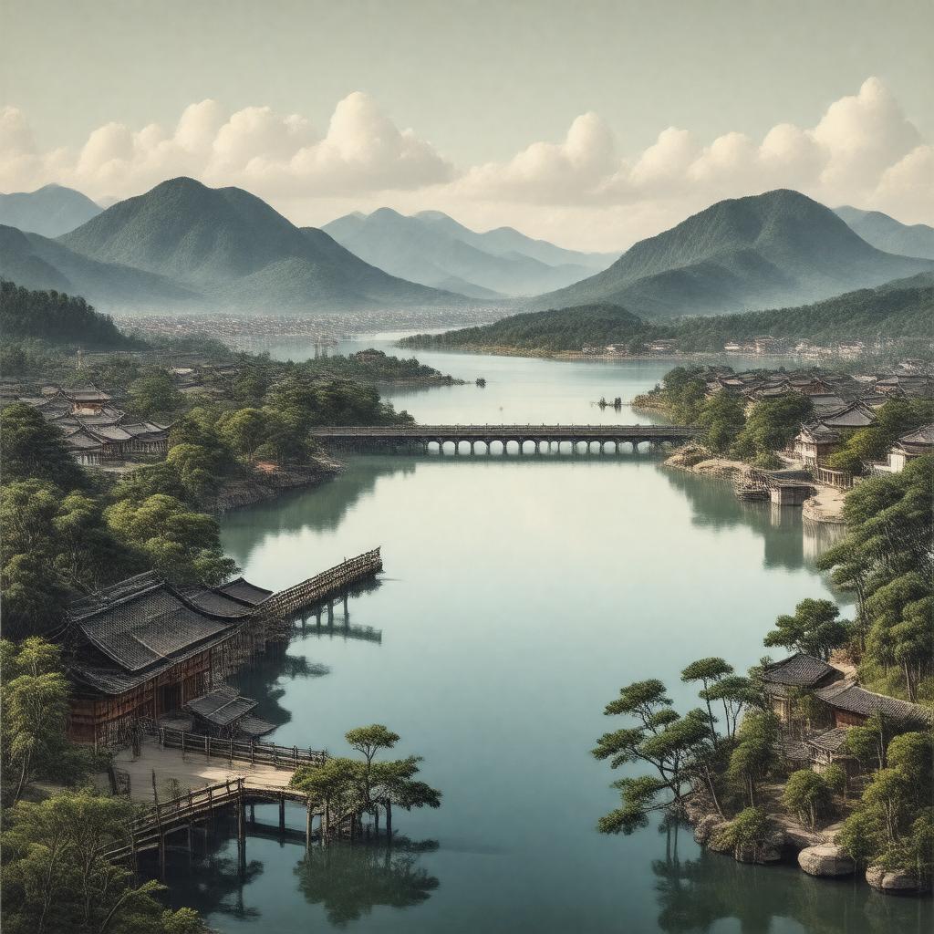 AI-created image of Dejima