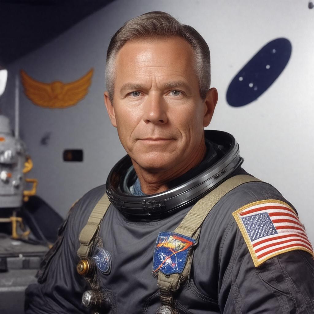 AI-created image of Deke Slayton