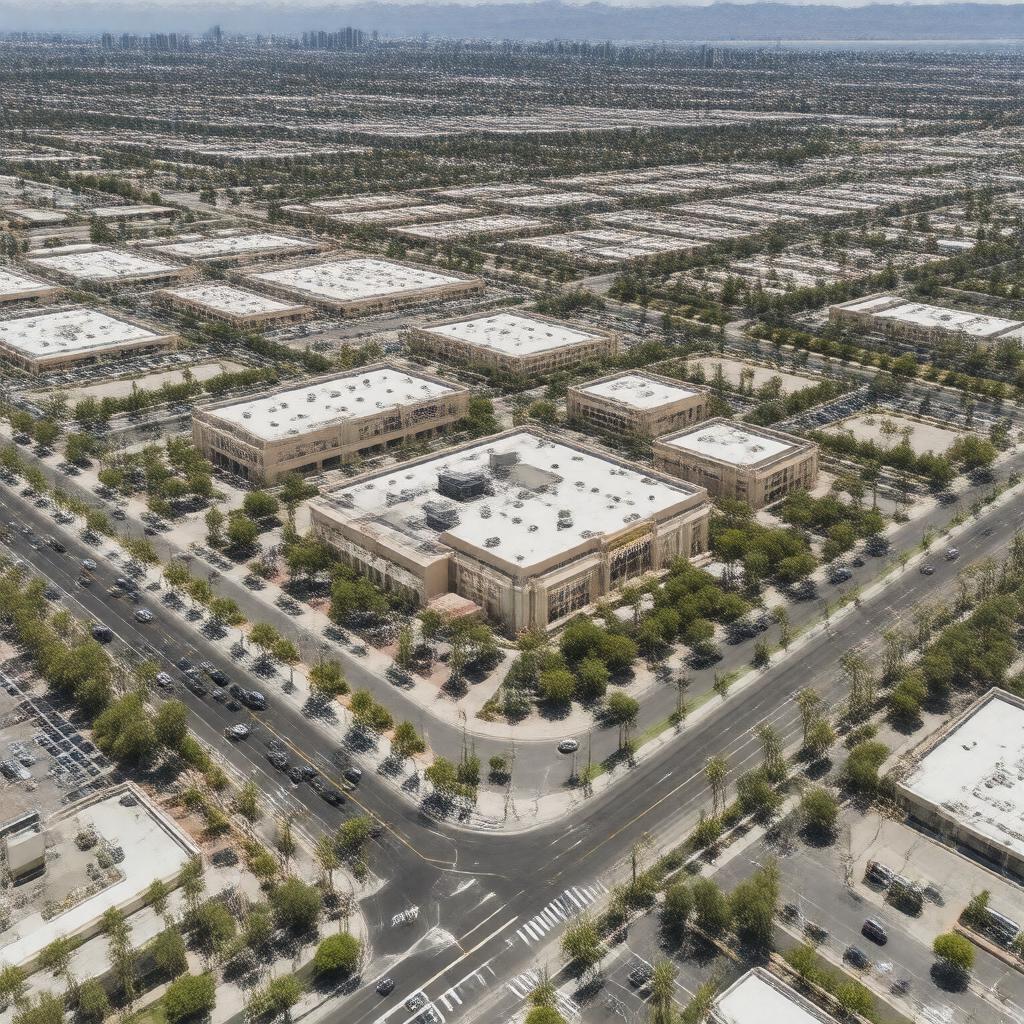 AI-created image of Del Amo Fashion Center