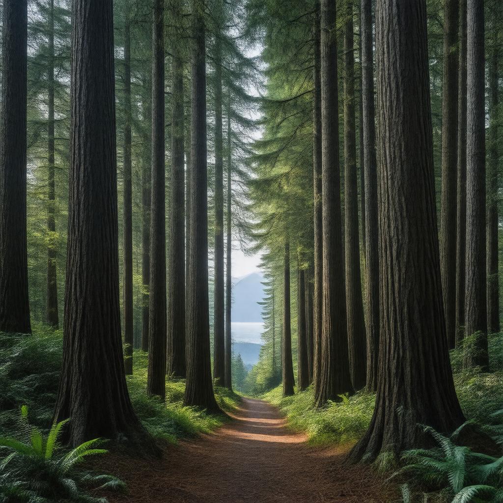AI-created image of Del Norte Coast Redwoods State Park