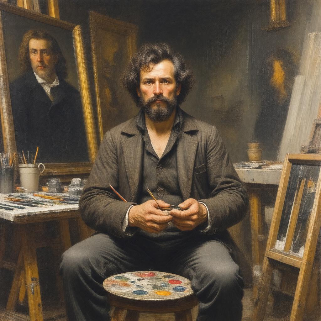 AI-created image of Delacroix