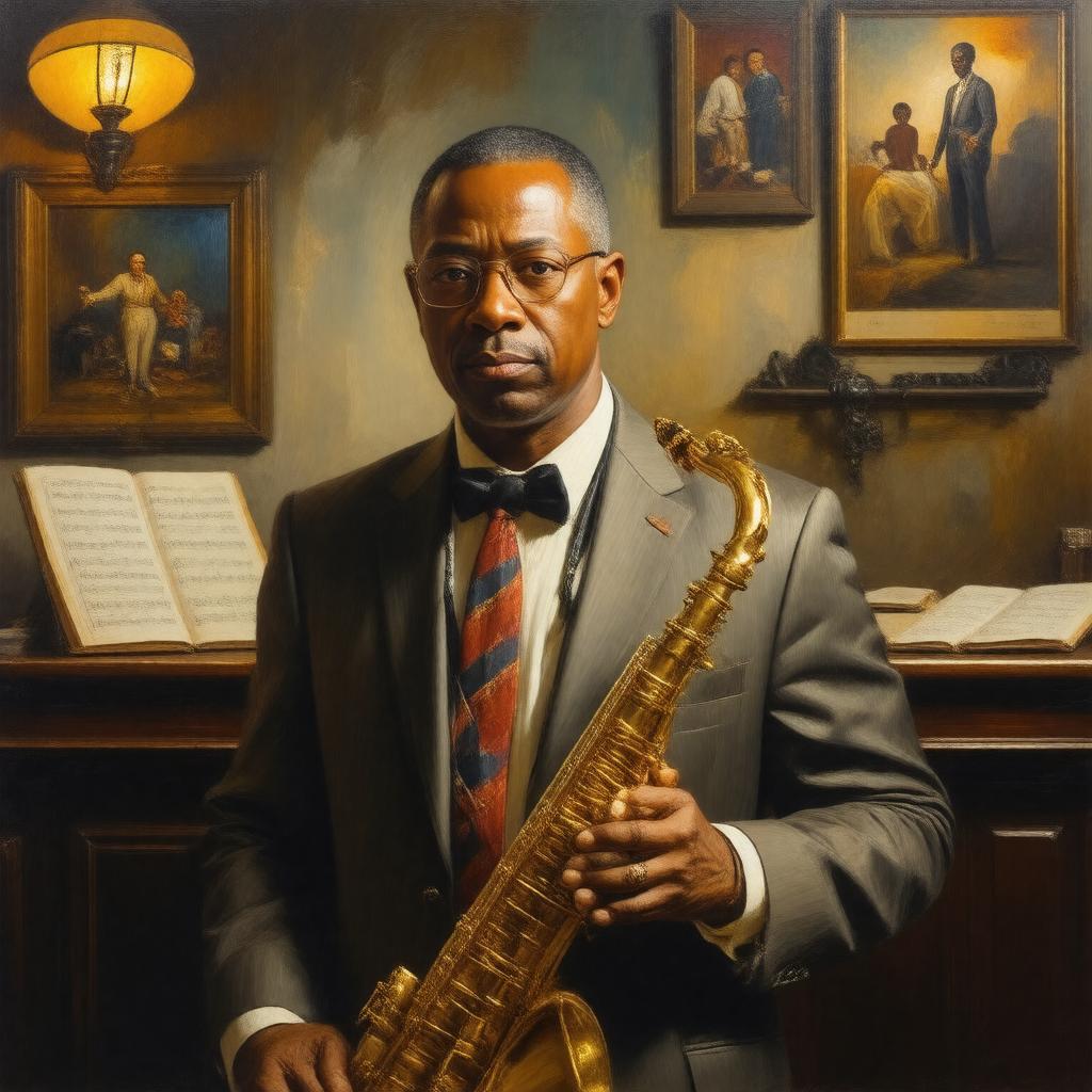AI-created image of Delfeayo Marsalis