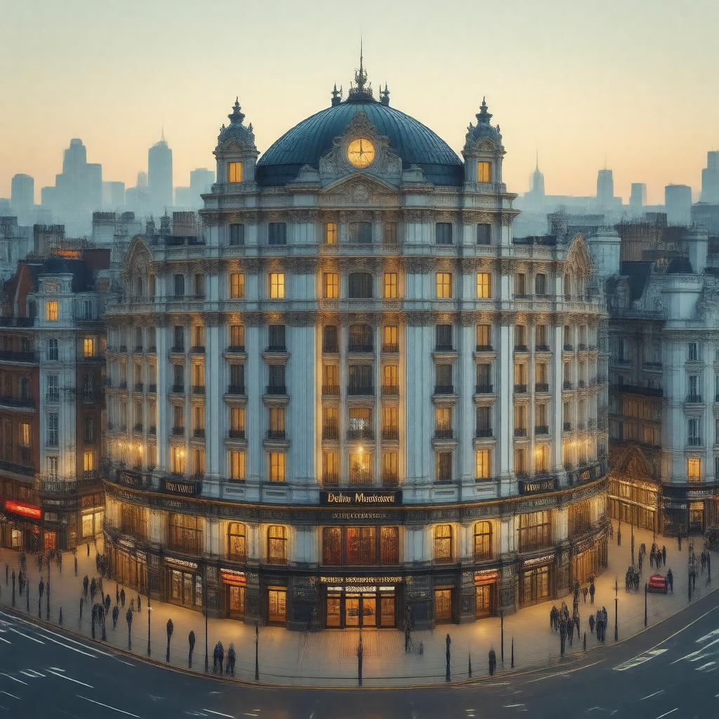 AI-created image of Delfont Mackintosh Theatres