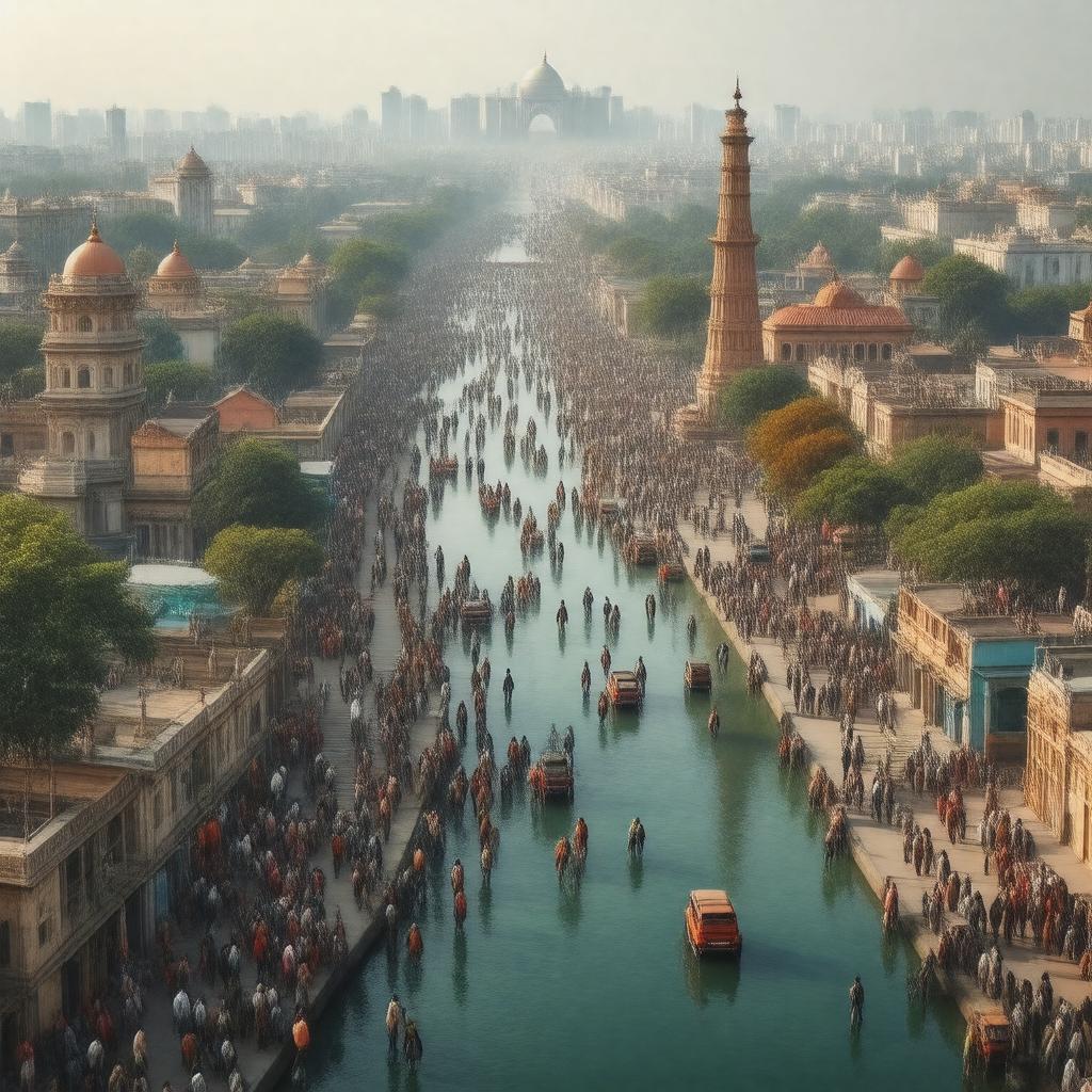AI-created image of Delhi