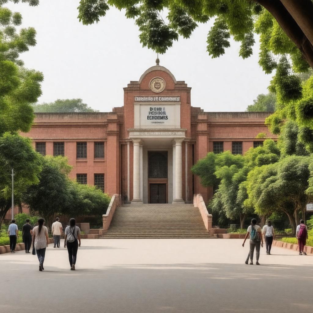 AI-created image of Delhi School of Economics