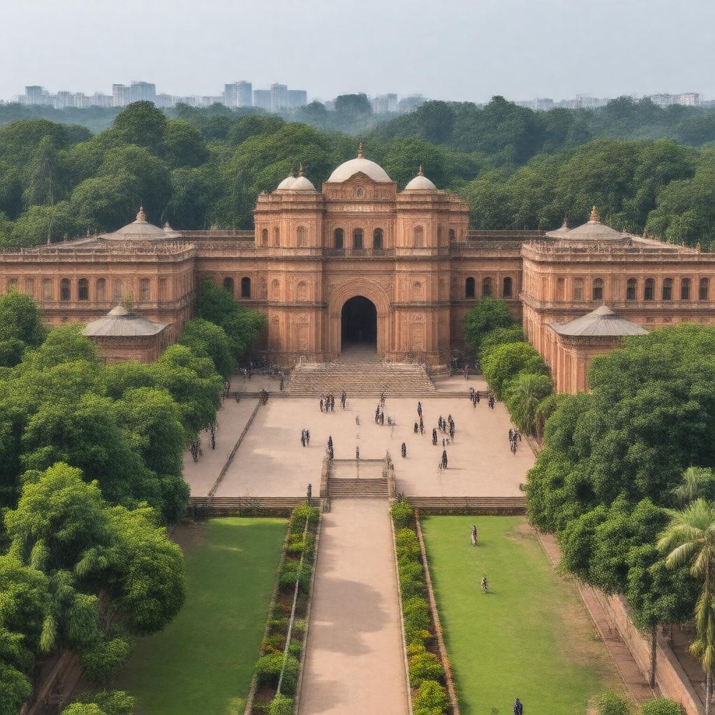 AI-created image of Delhi University