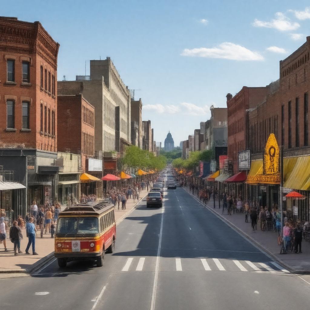 Click to view larger image AI-created image of Delmar Loop