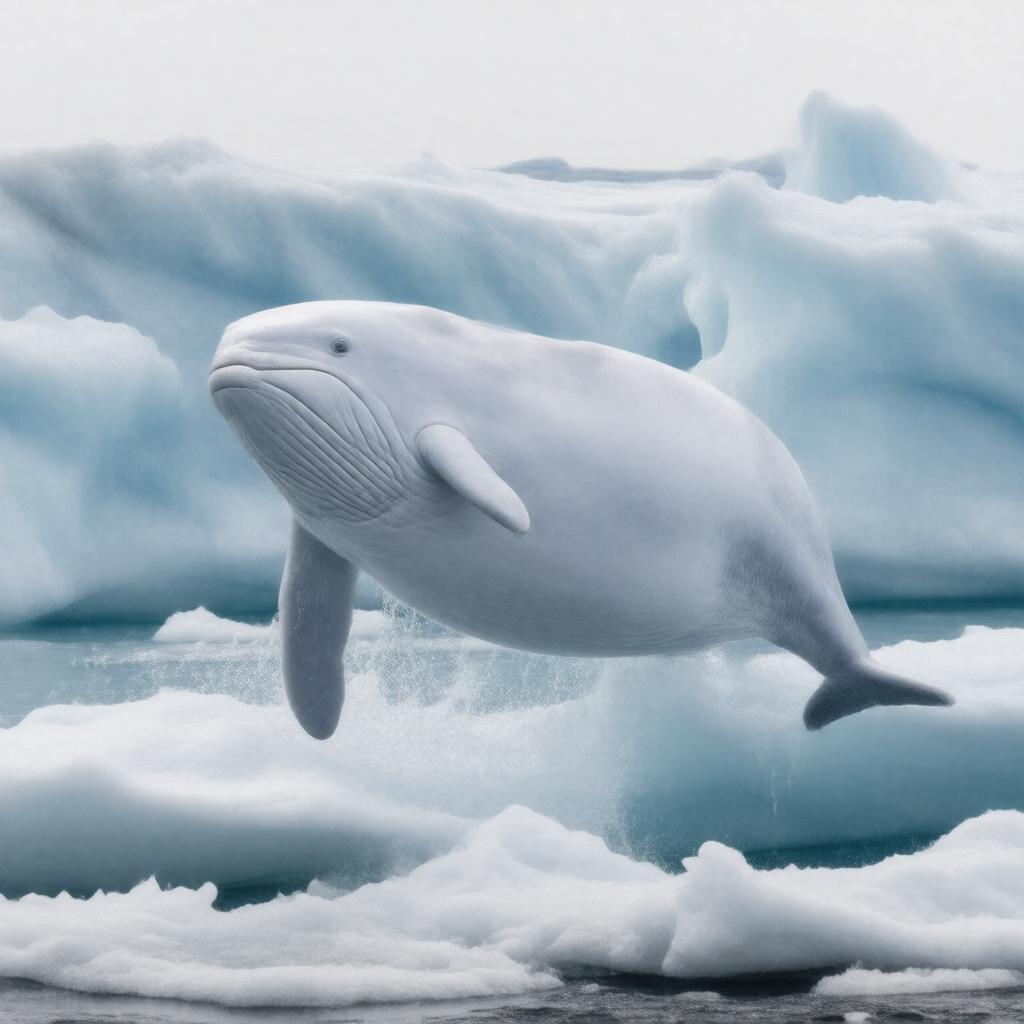 AI-created image of Delphinapterus leucas
