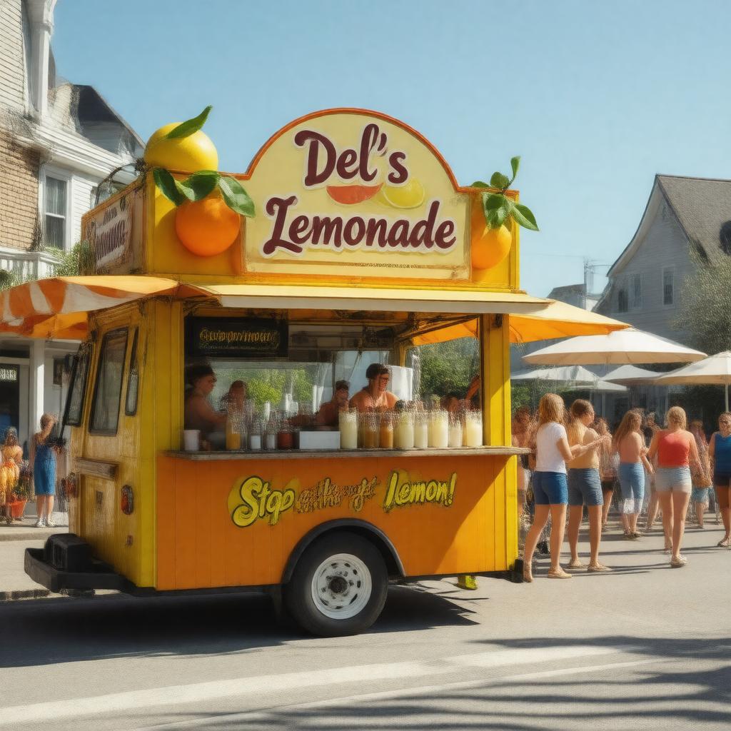 Click to view larger image AI-created image of Del's Lemonade