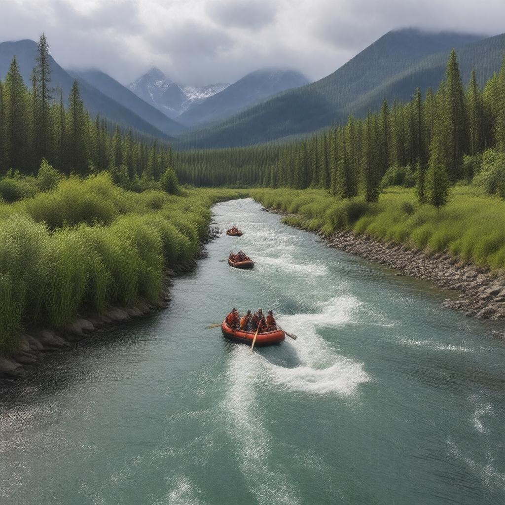 AI-created image of Delta River