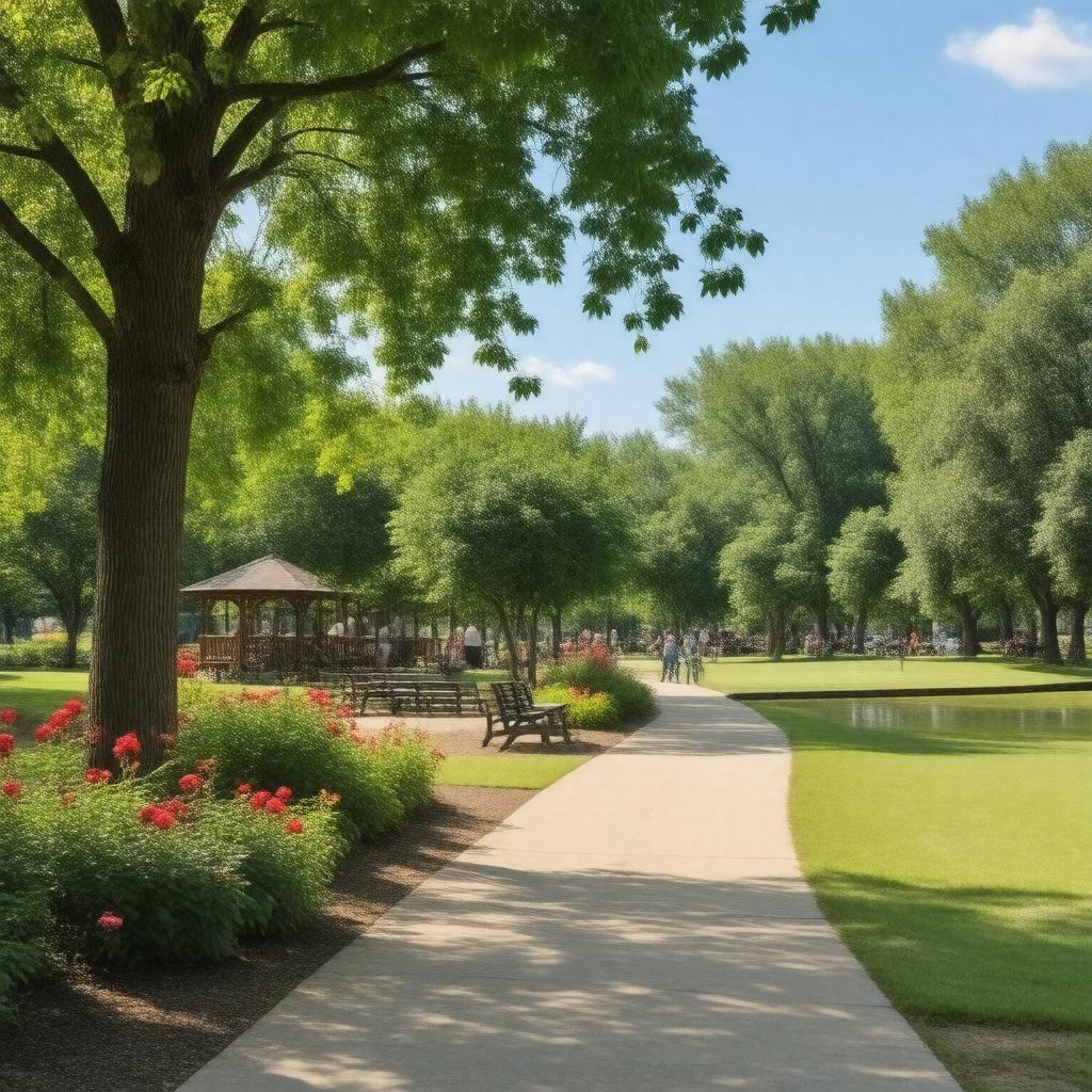 AI-created image of Deming Park