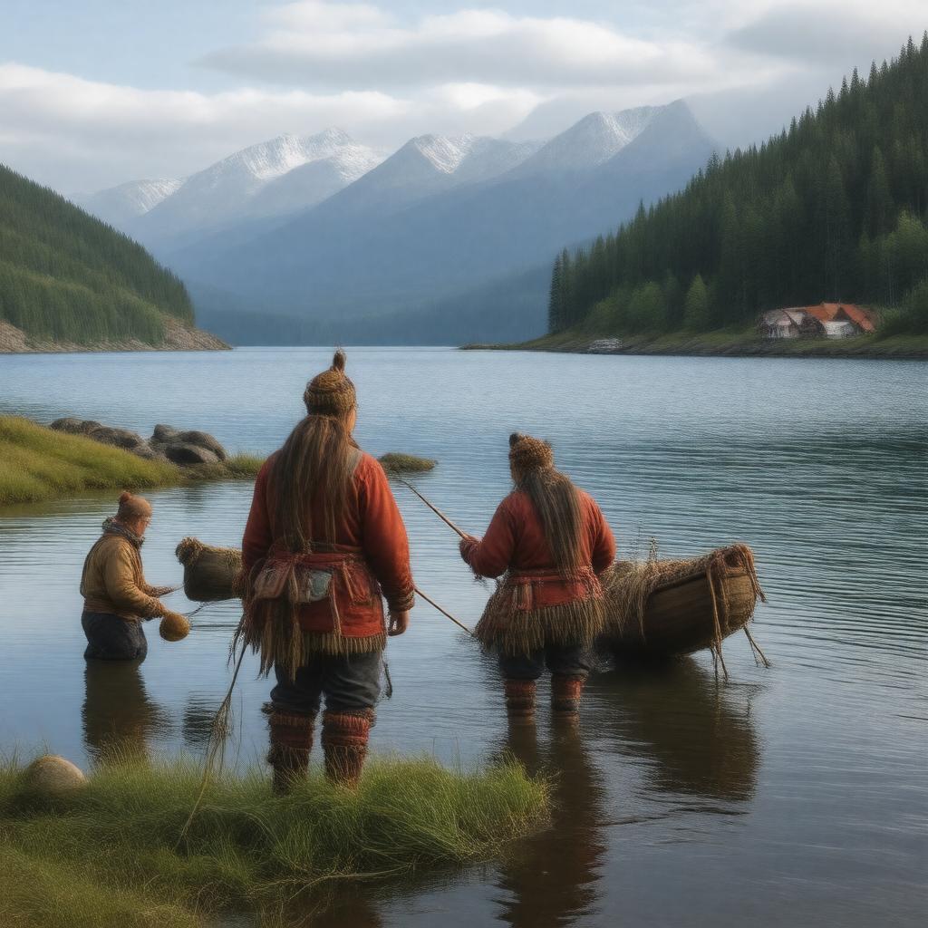 AI-created image of Dena'ina Athabascans