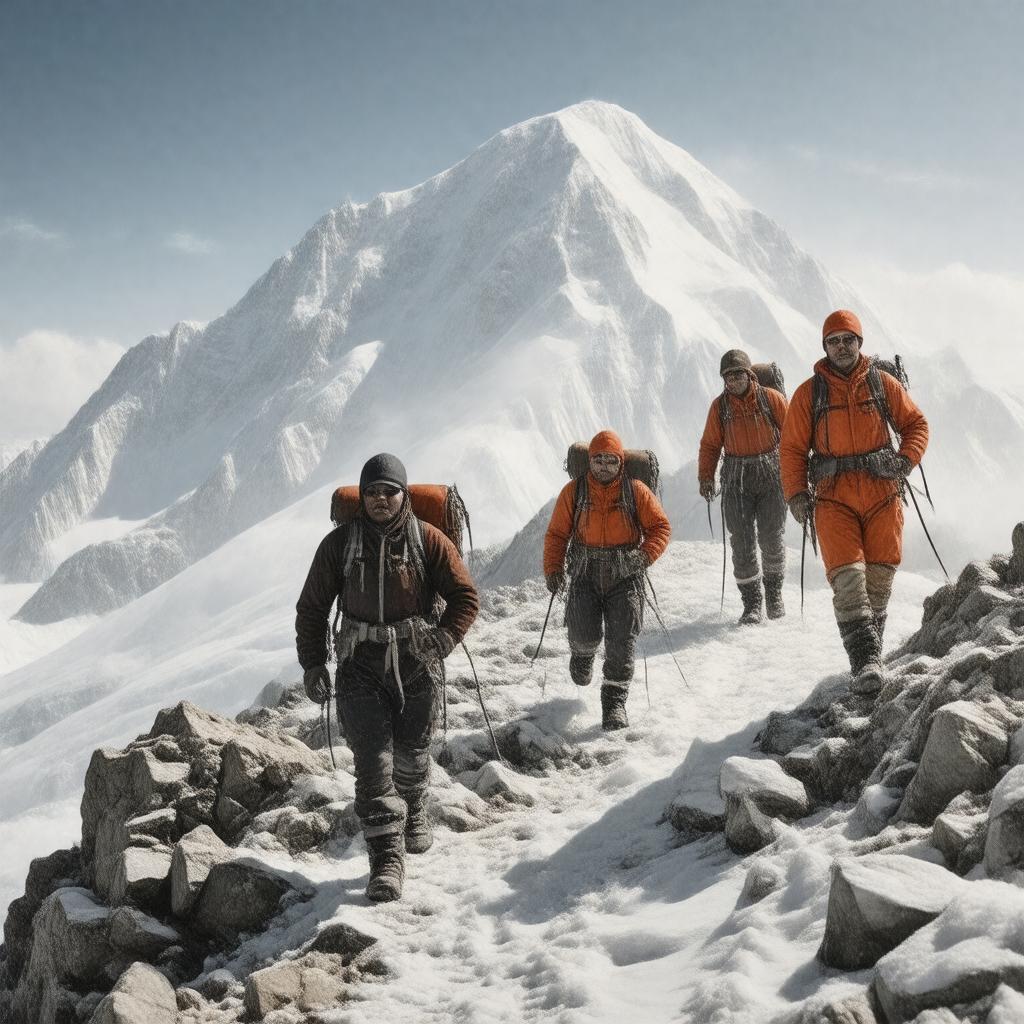 AI-created image of Denali 1913 expedition