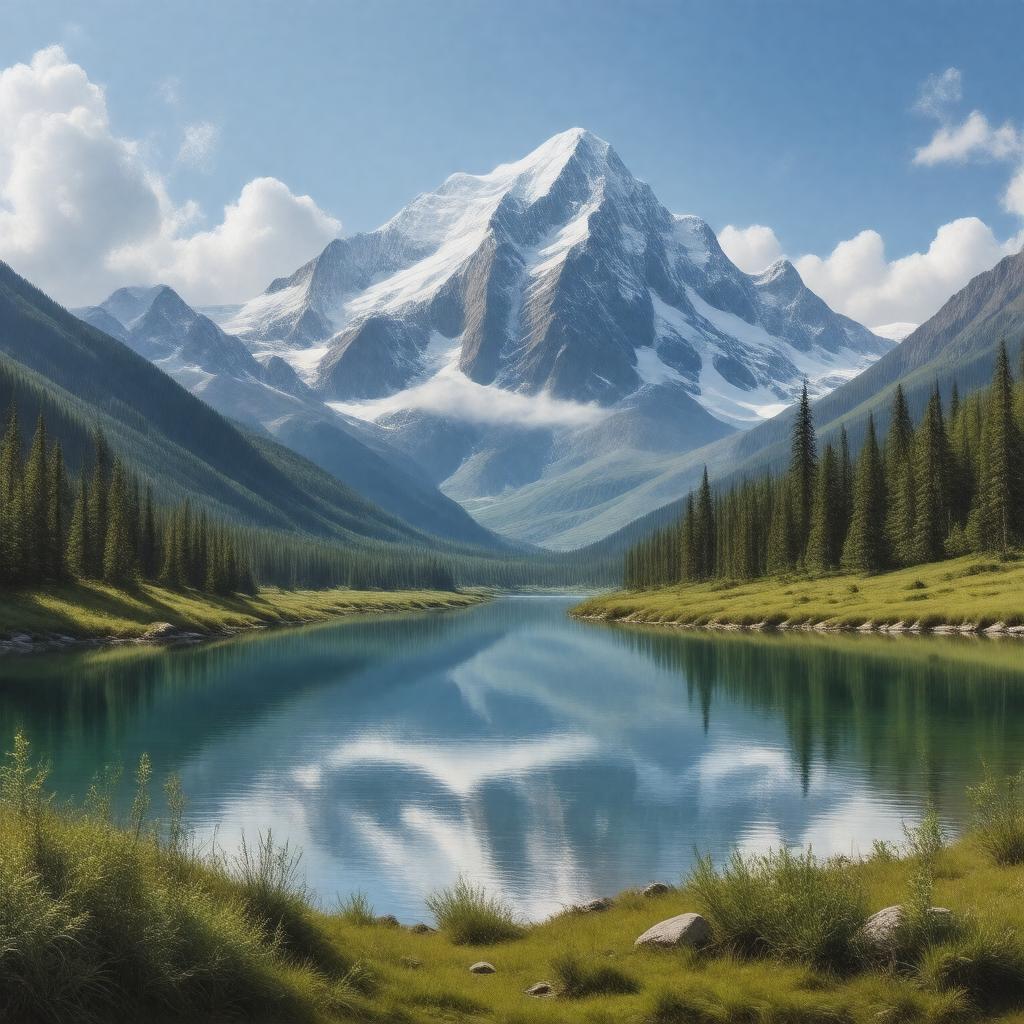 AI-created image of Denali National Park region