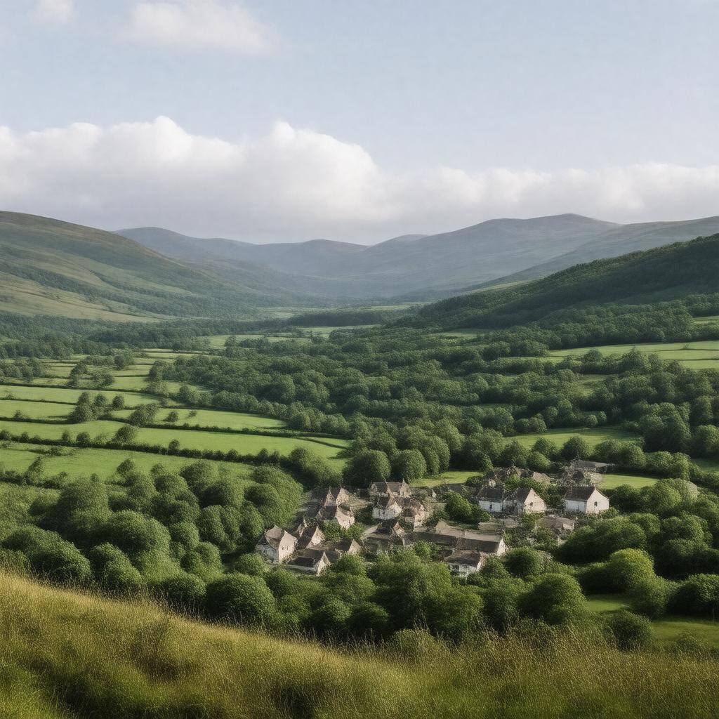 AI-created image of Denbighshire