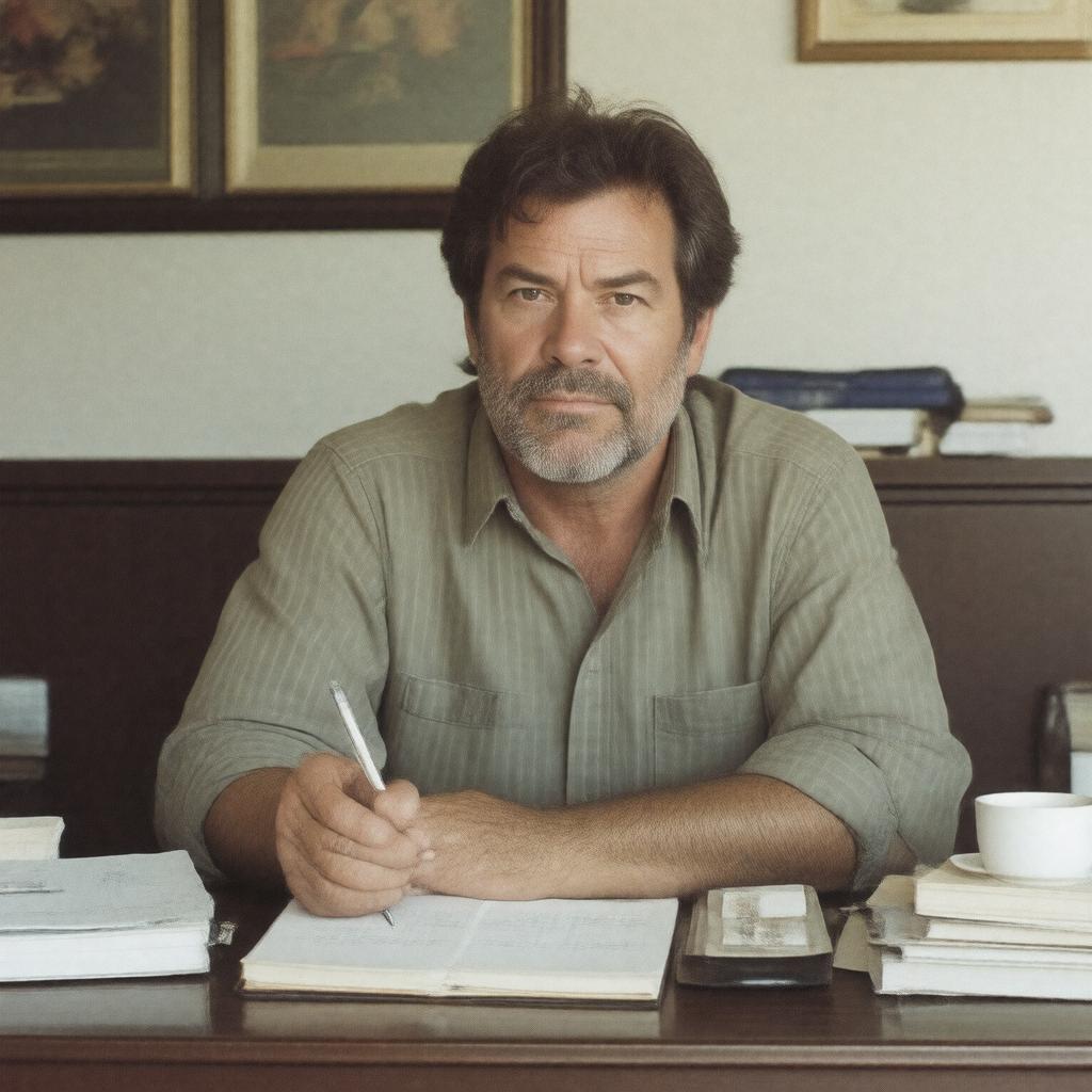 AI-created image of Denis Johnson