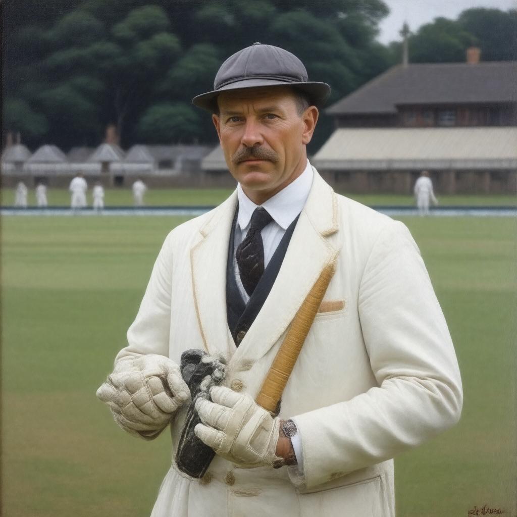 Click to view larger image AI-created image of Denis Percy Stewart Conan Doyle