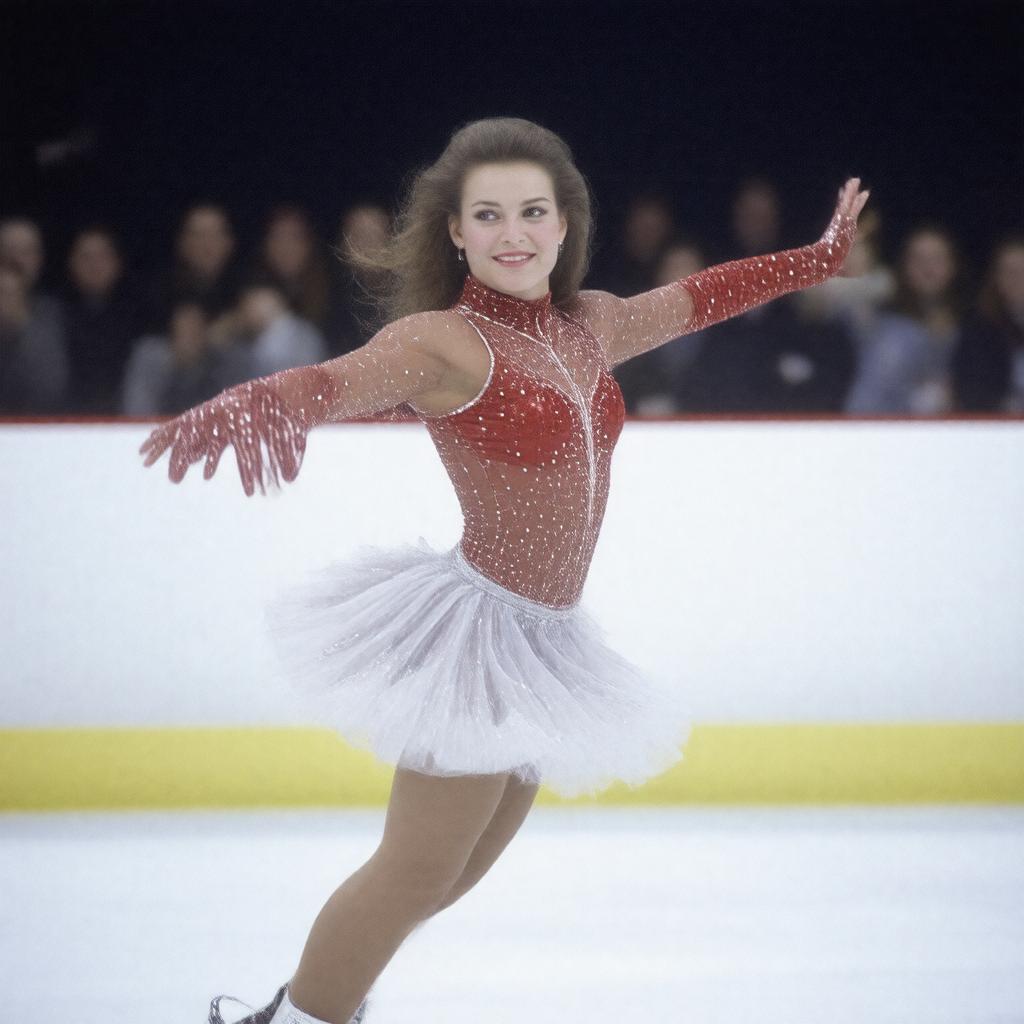 AI-created image of Denise Biellmann