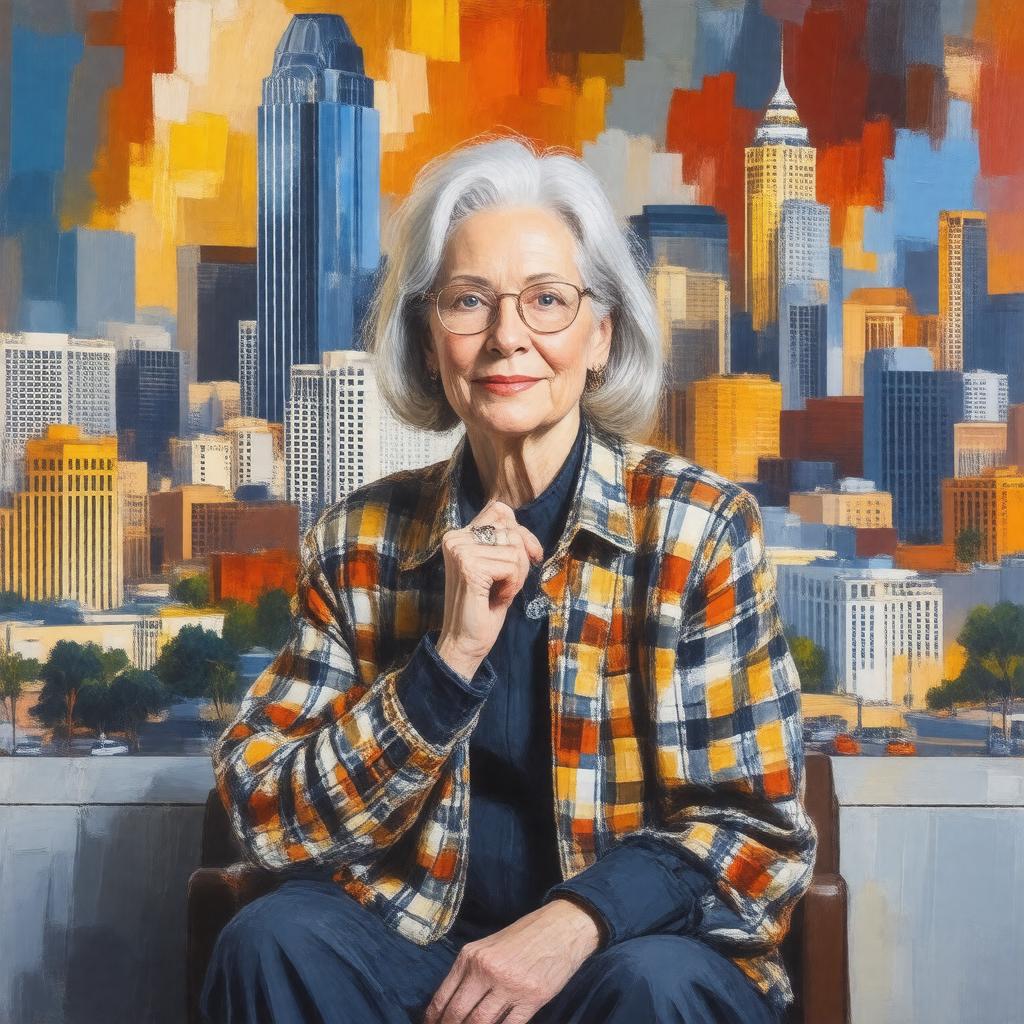 AI-created image of Denise Scott Brown