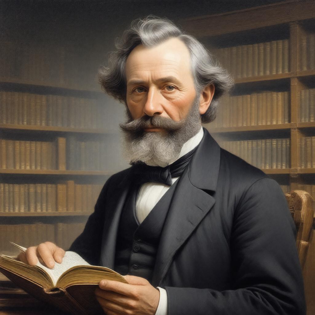AI-created image of Denison Olmsted