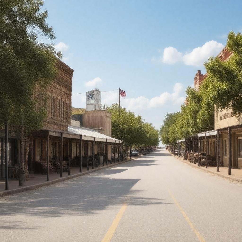 AI-created image of Denison, Texas, USA
