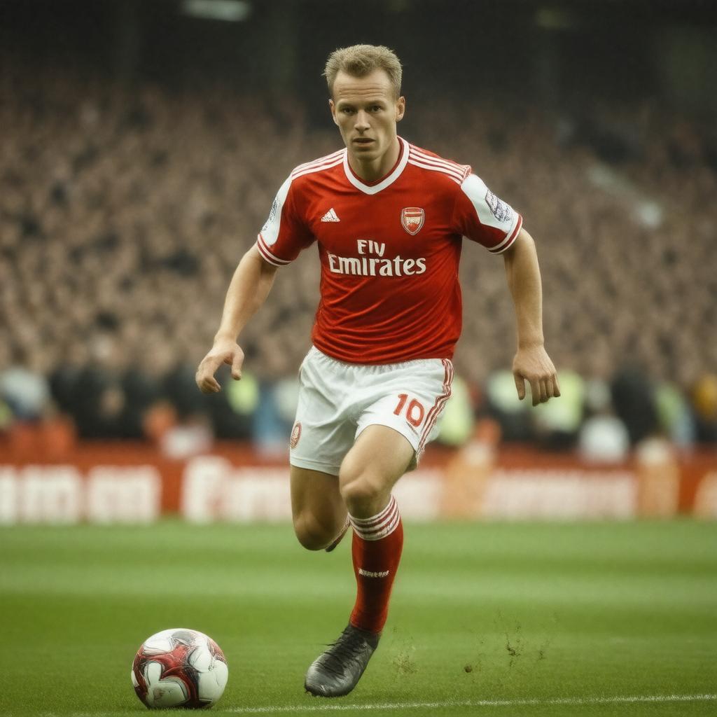 AI-created image of Dennis Bergkamp