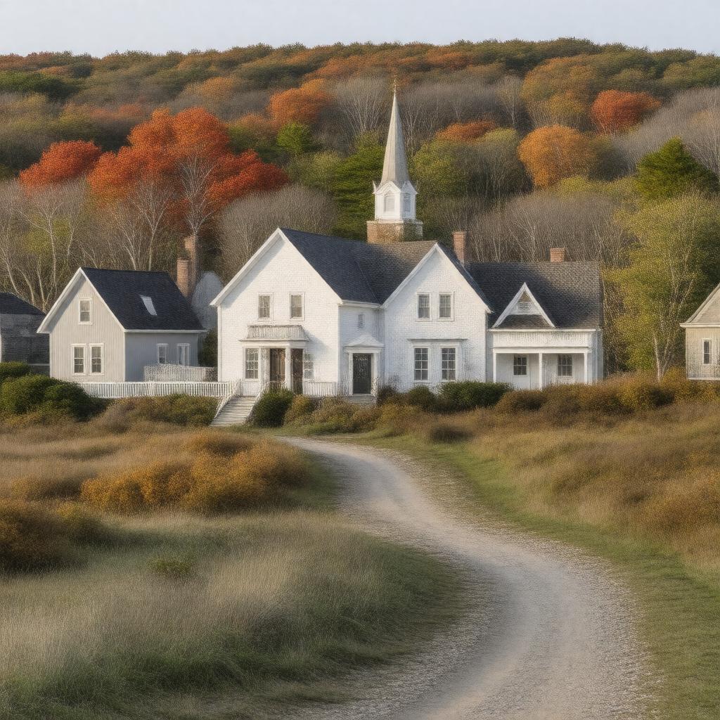 AI-created image of Dennis Village