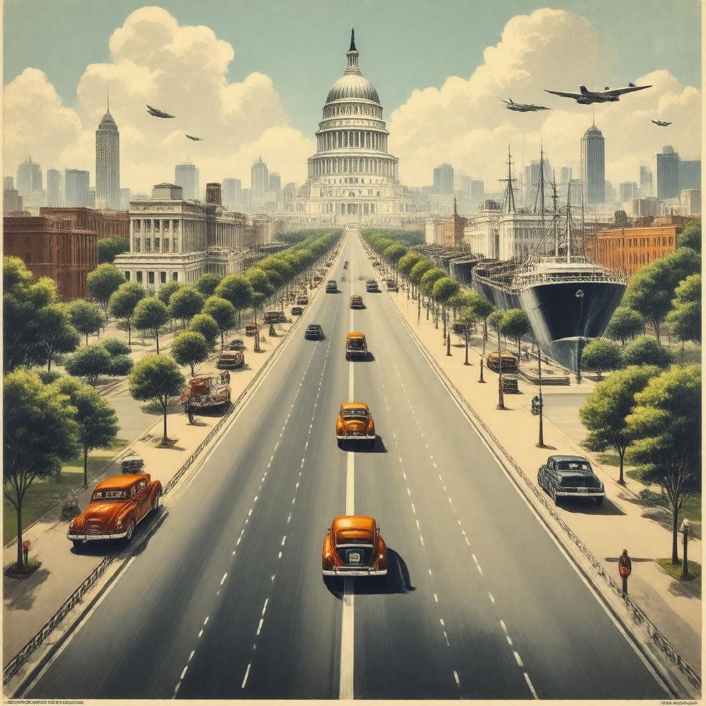 AI-created image of Department of Commerce (transportation functions)