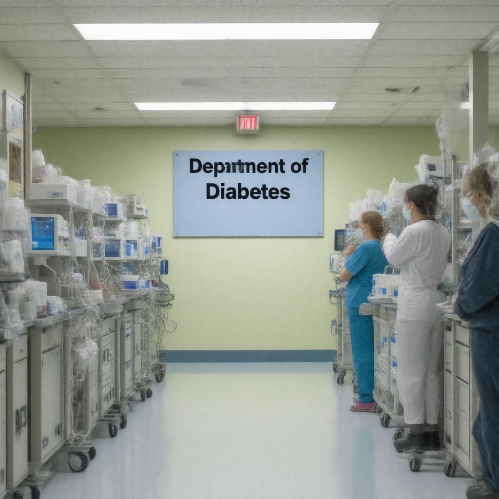 AI-created image of Department of Diabetes