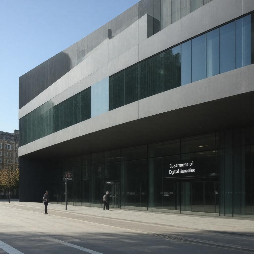 AI-created image of Department of Digital Humanities