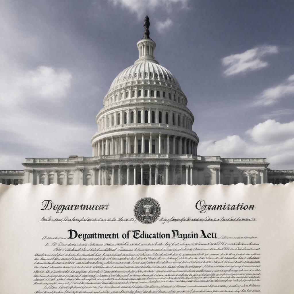 AI-created image of Department of Education Organization Act