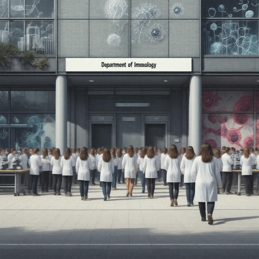 AI-created image of Department of Immunology