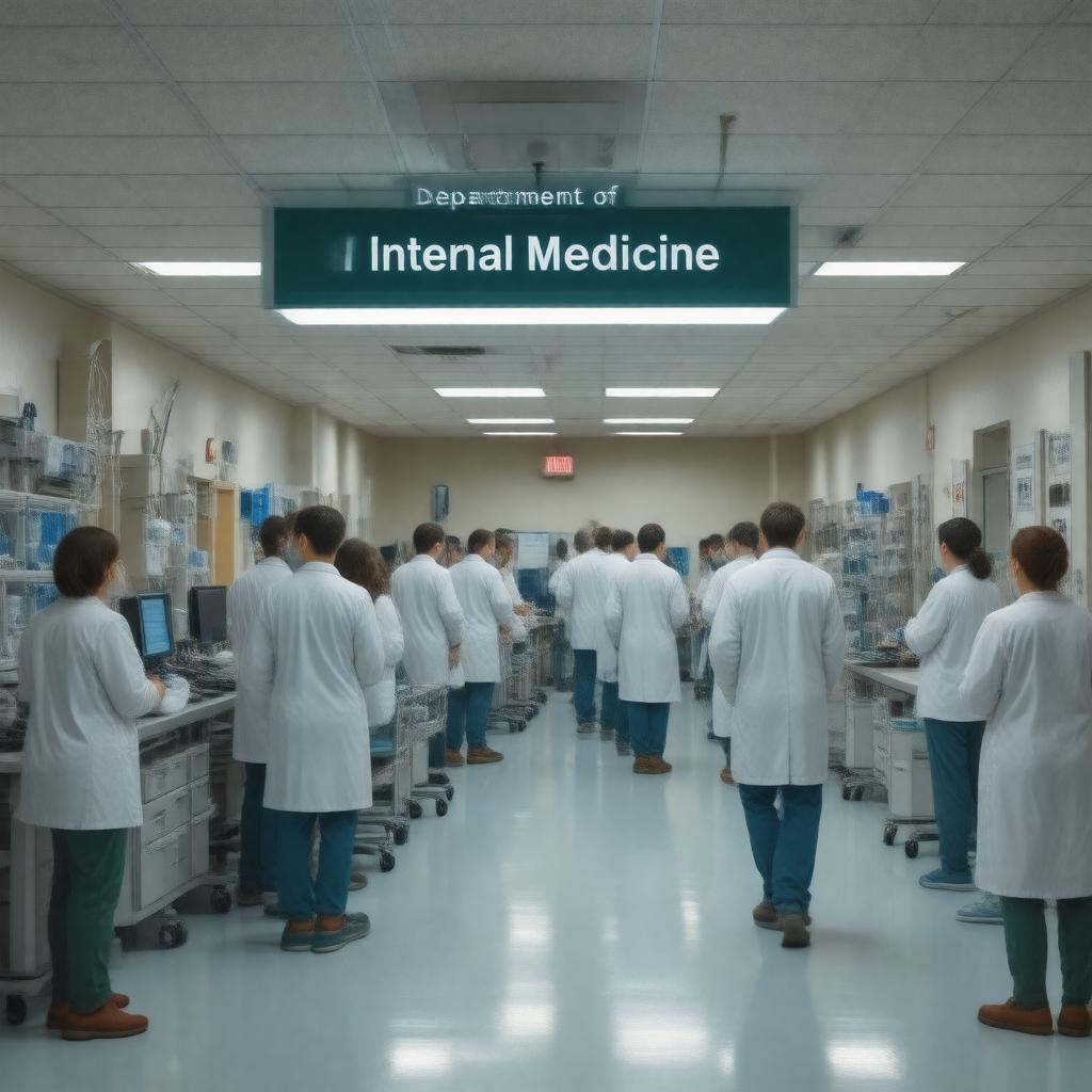 AI-created image of Department of Internal Medicine