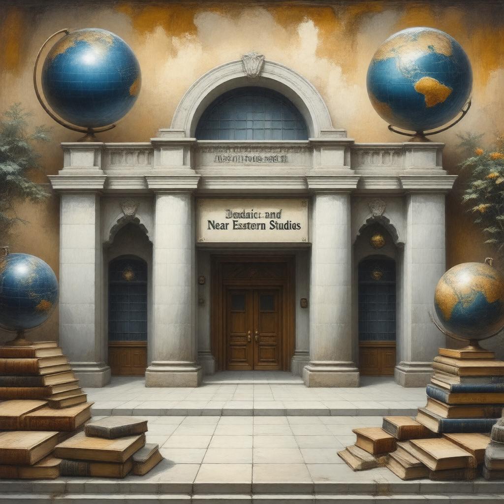 Click to view larger image AI-created image of Department of Judaic and Near Eastern Studies