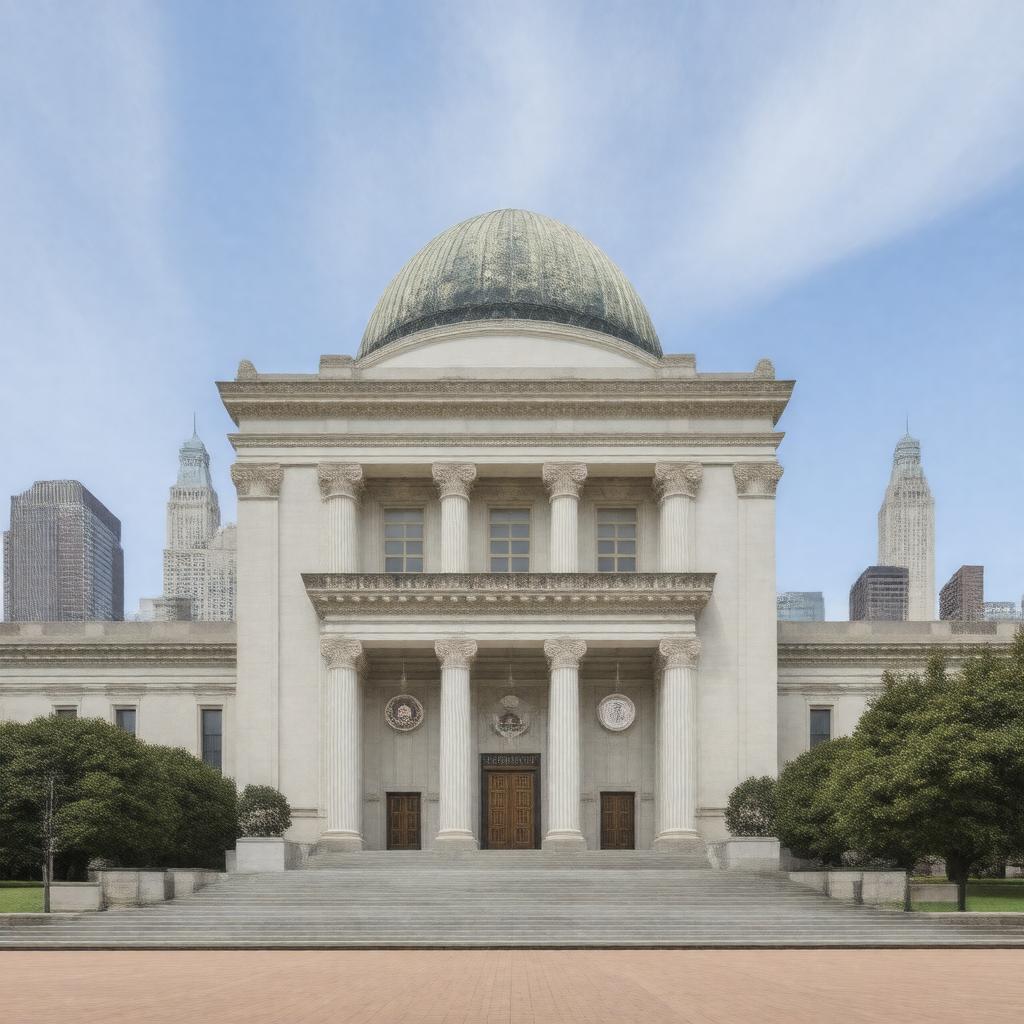 AI-created image of Department of Justice