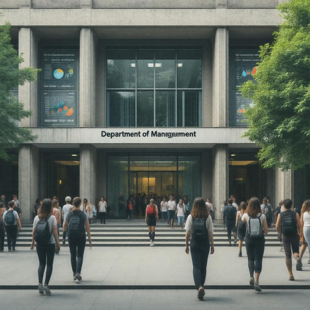 Click to view larger image AI-created image of Department of Management