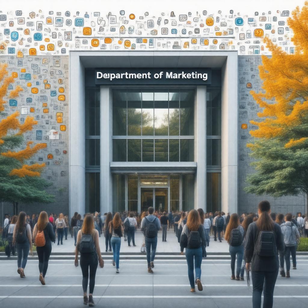 Click to view larger image AI-created image of Department of Marketing