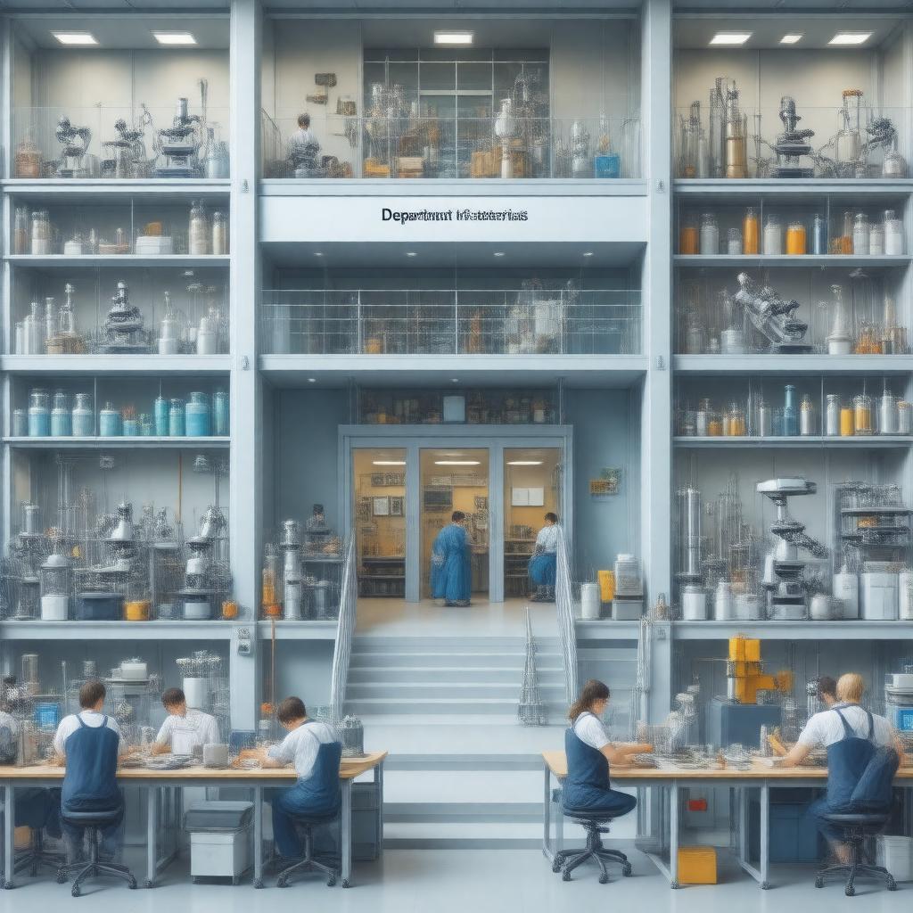 AI-created image of Department of Materials Science