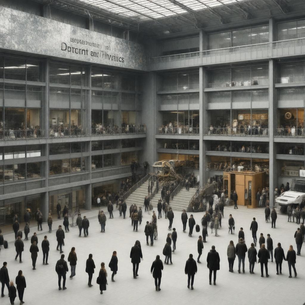 Click to view larger image AI-created image of Department of Physics and Astronomy