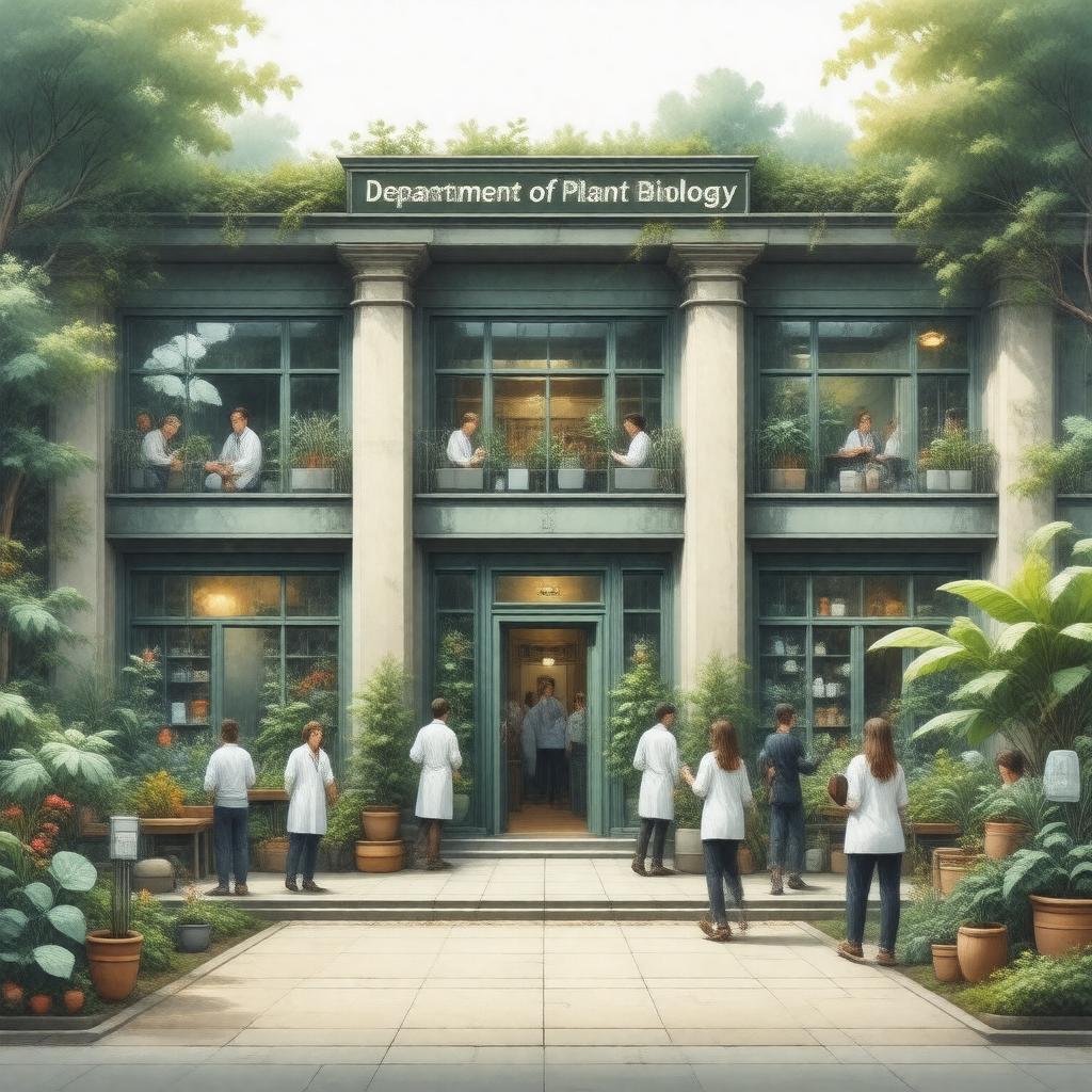AI-created image of Department of Plant Biology