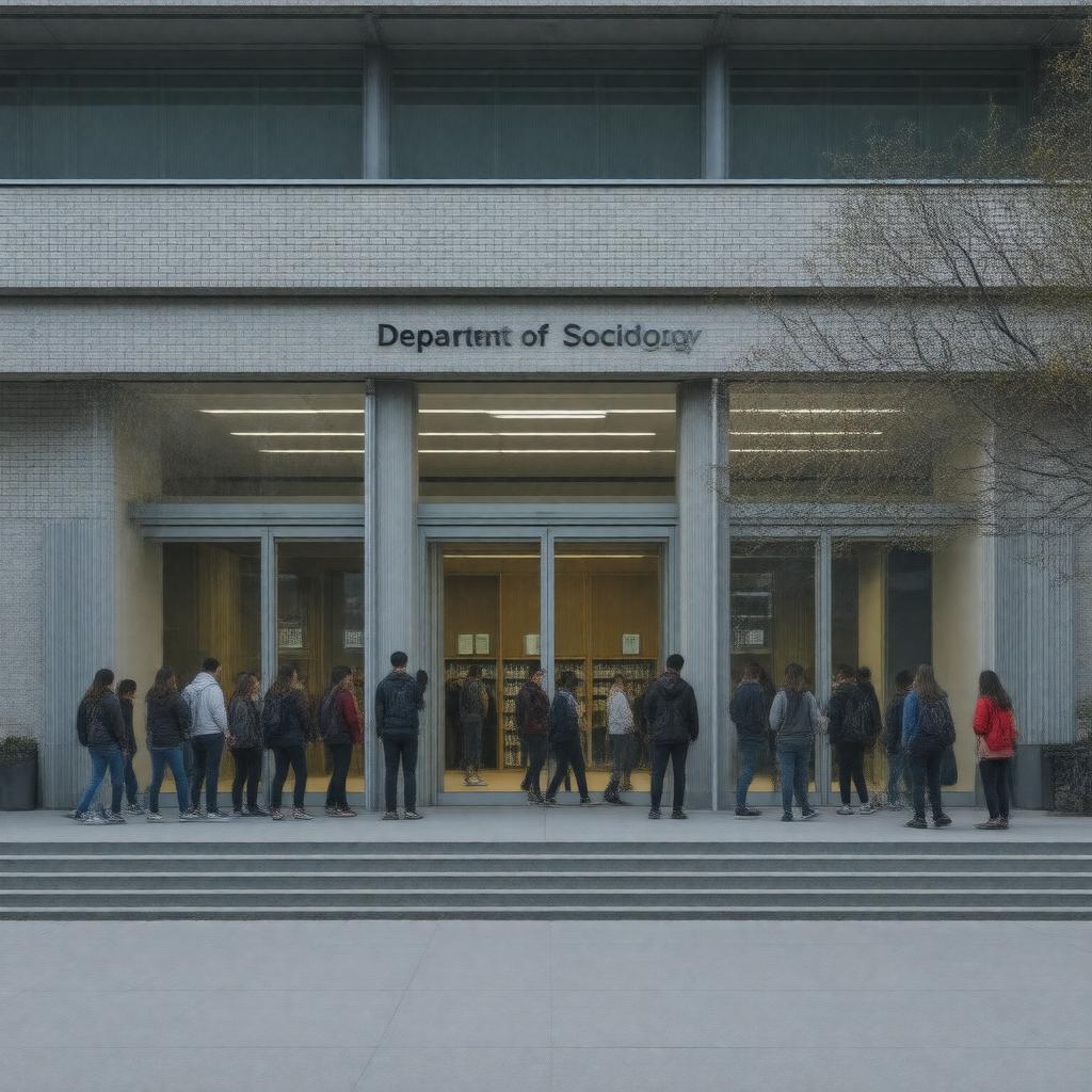 AI-created image of Department of Sociology