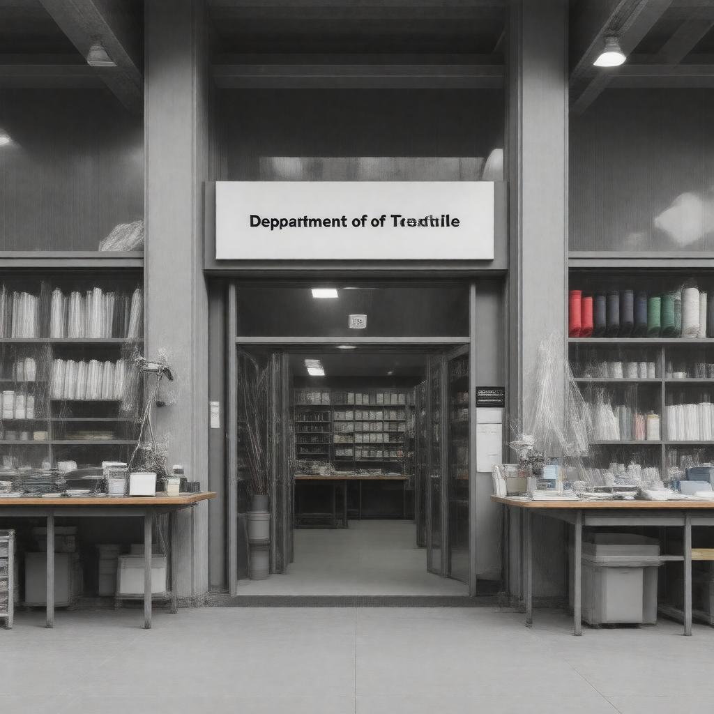 AI-created image of Department of Textile Science