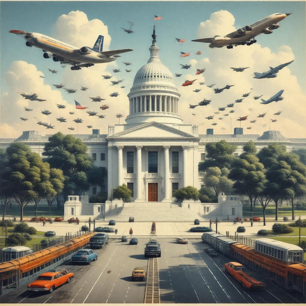 AI-created image of Department of Transportation