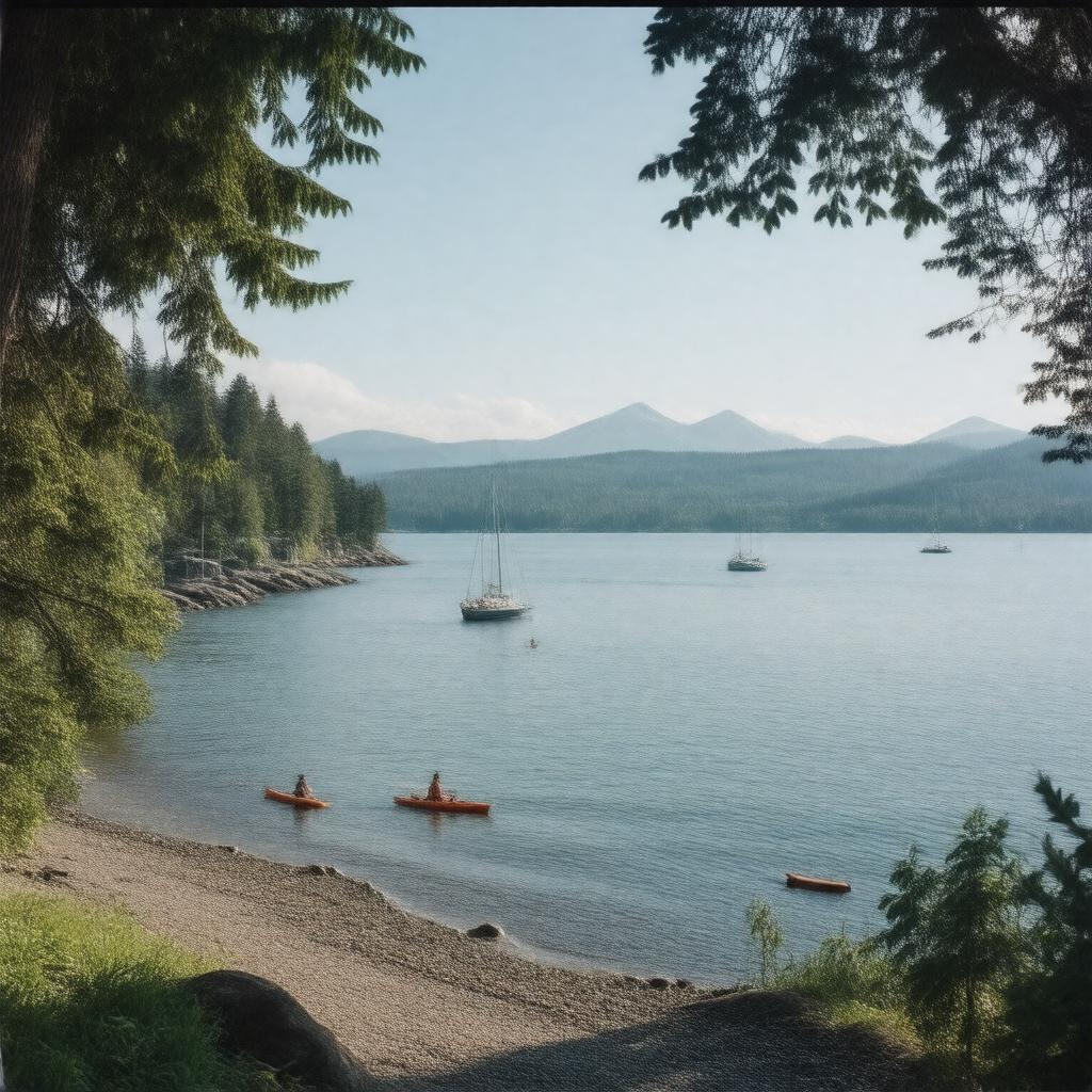 Click to view larger image AI-created image of Departure Bay