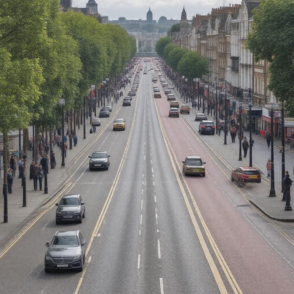 AI-created image of Deptford Broadway