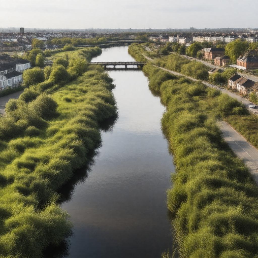 AI-created image of Deptford Creek