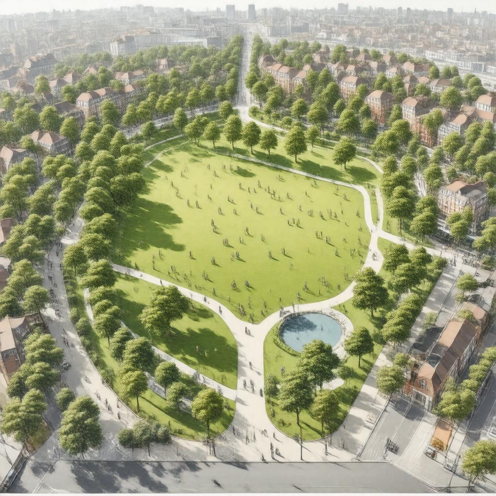AI-created image of Deptford Park